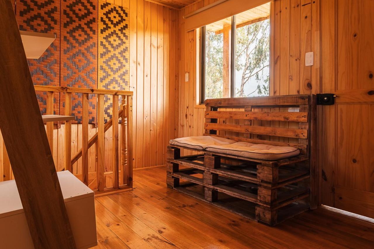 Cabana En Tunquen Con Parrilla, Fogon, Piscina Y Bosque Exterior foto