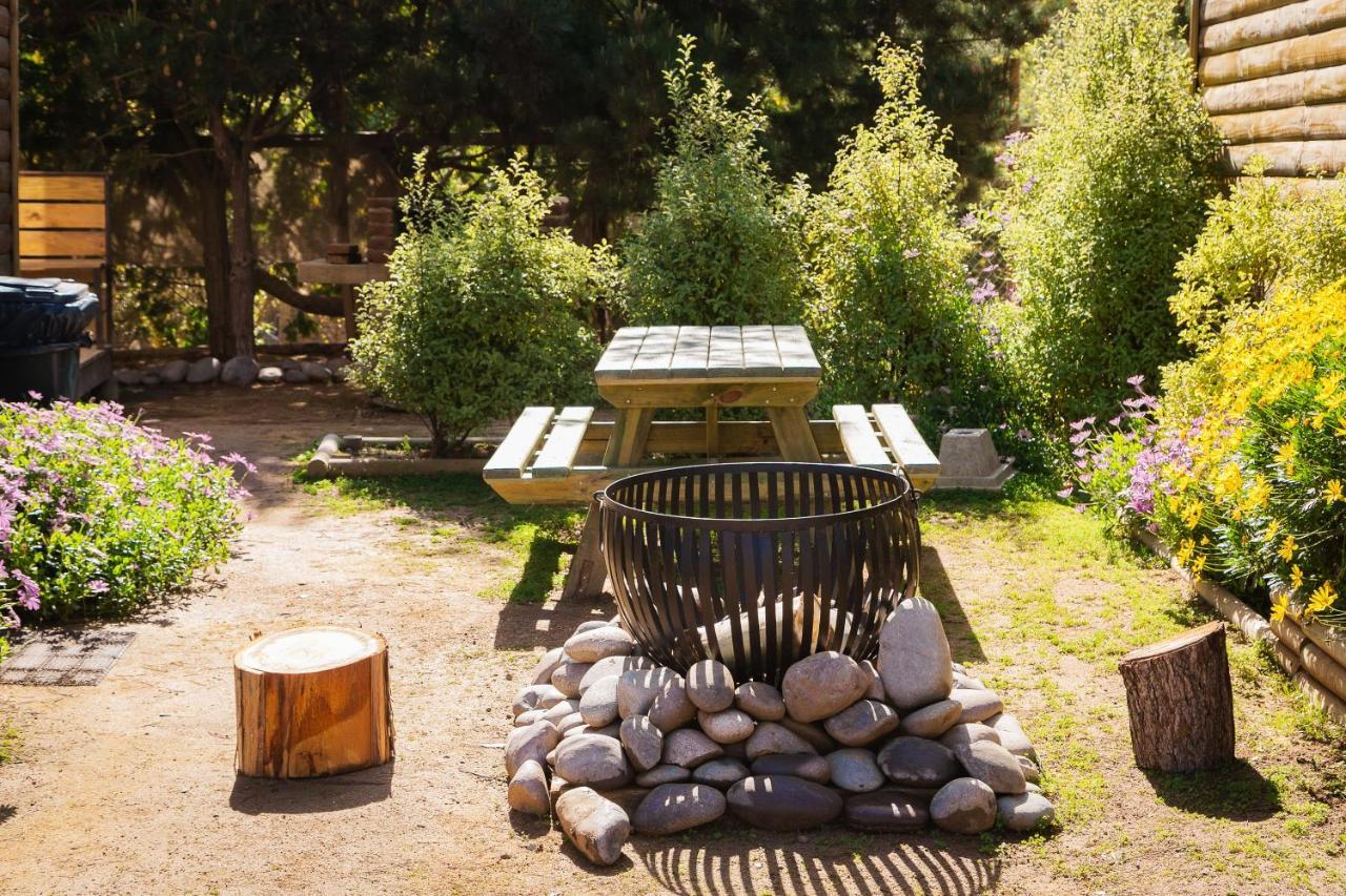 Cabana En Tunquen Con Parrilla, Fogon, Piscina Y Bosque Exterior foto