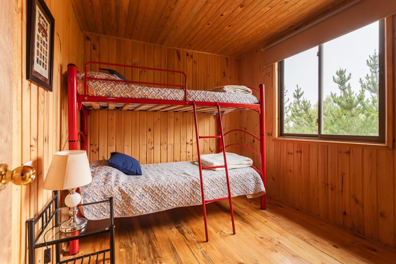 Cabana En Tunquen Con Parrilla, Fogon, Piscina Y Bosque Exterior foto