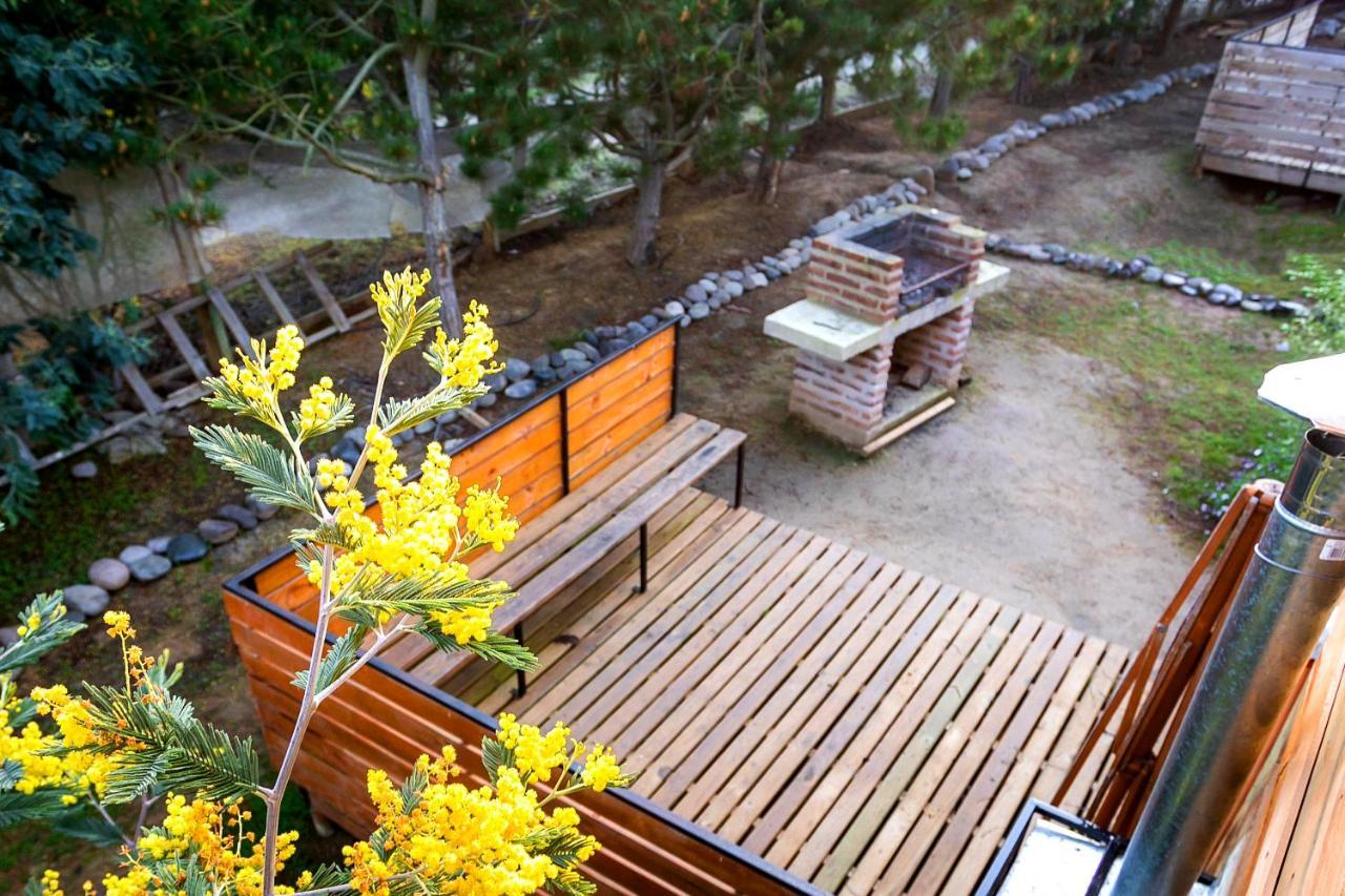 Cabana En Tunquen Con Parrilla, Fogon, Piscina Y Bosque Exterior foto