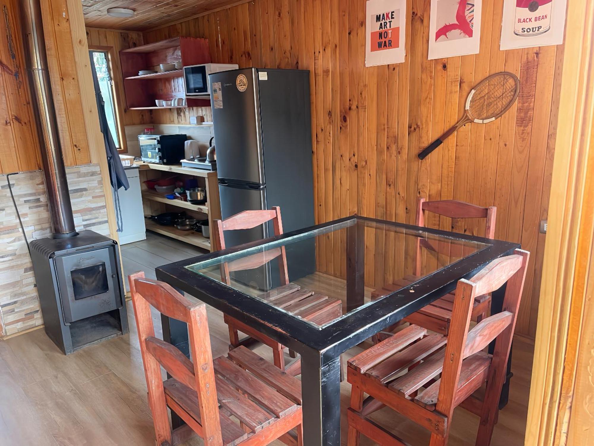 Cabana En Tunquen Con Parrilla, Fogon, Piscina Y Bosque Exterior foto